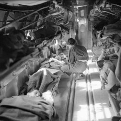 WWII flight nurse in C-47